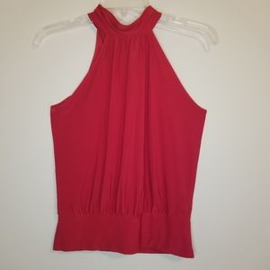 🔴Red Flowy Halter Top